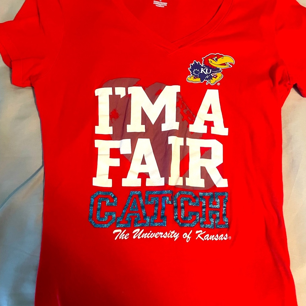 KU athletics shirt
